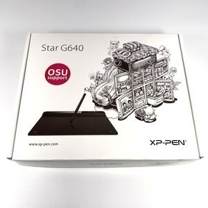 XP-PEN Star G640 Art Graphics Drawing Tablet Battery-free Stylus Pen